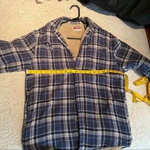 Wrangler Sherpa-Lined Flannel